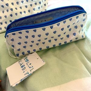 Roller Rabbit Makeup Bag Blue New with Tags